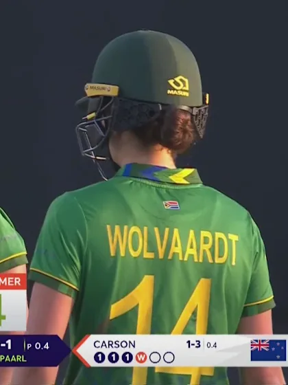 Logo of Wicket-Tazmin-Brits-South-Africa-Women v New-Zealand-Women ICC T20WC 2023