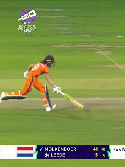 Phebe Molkenboer - Wicket - South Africa vs Netherlands