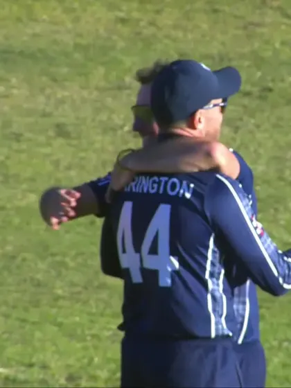 Fayyaz Butt - Wicket - Scotland vs Oman