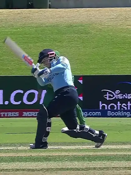 Logo of Tammy Beaumont smashes the opening boundary