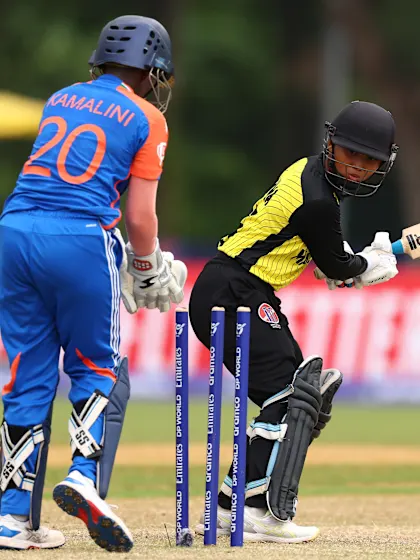 Vaishnavi Sharma cleans up Nuriman | U19WC 2025