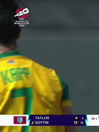 Logo of Deandra Dottin - Wicket - South Africa vs West Indies