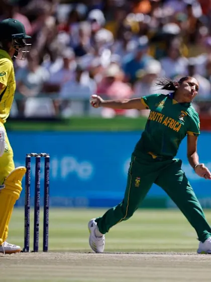 Shabnim Ismail bowls brilliant Powerplay maiden over | Women's T20WC 2023