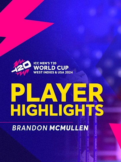 Brandon McMullen smashes Scotland's fastest-ever Men's T20 World Cup fifty | Player Highlights | T20WC 2024