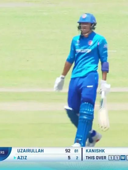 Abdul Aziz with a Four vs. India