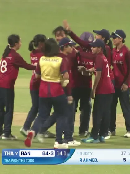 Wicket - Nigar Sultana Joty - Bangladesh v Thailand