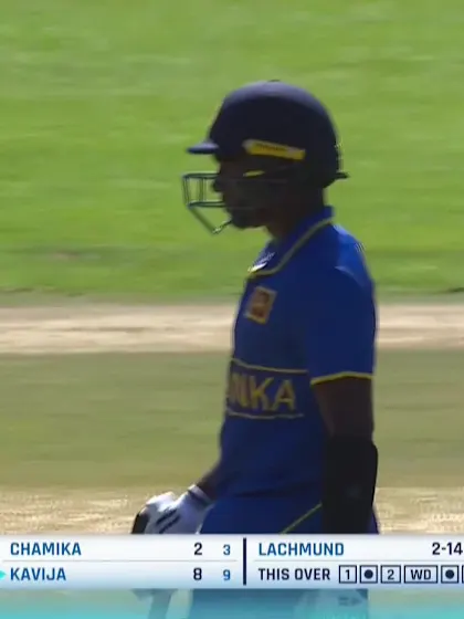 Kavija Gamage with a Four vs. Australia