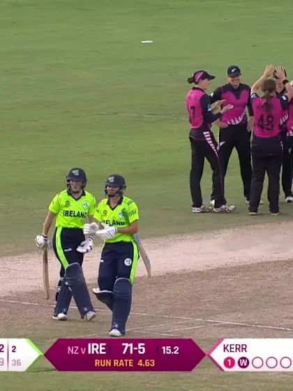 NZ v IRE: Gaby Lewis stumped for classy 39