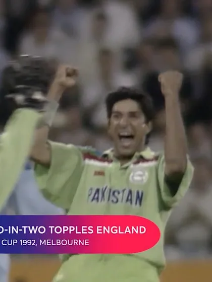 CWC Greatest Moments: Akram's two-in-two topples England in 1992 final