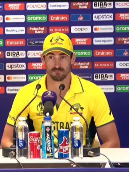  Mitchell Starc (Australia player) post-match Press Conference - 16th November 2023