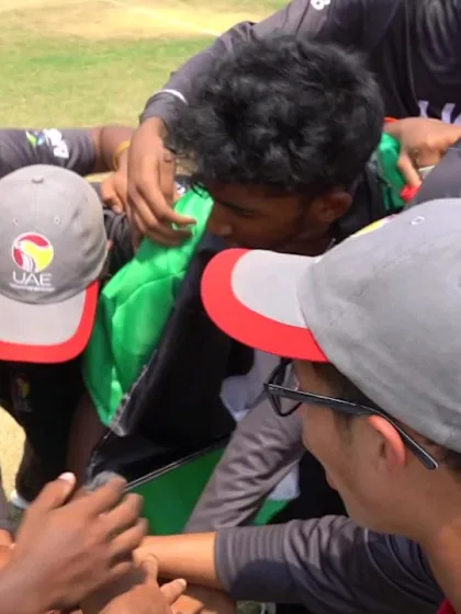 U19 CWC Asia Q Div 1 - UAE's tournament-winning moment