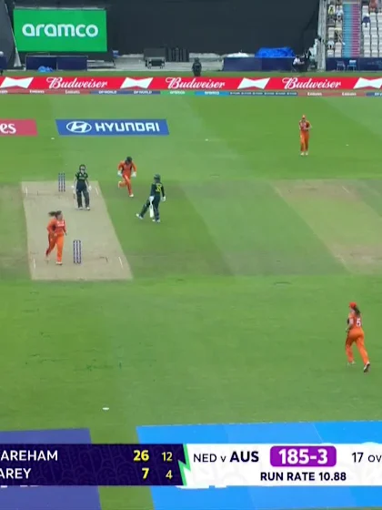 Nicola Carey - Wicket - Australia vs Netherlands