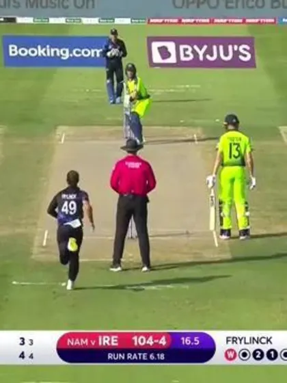 Frylinck takes two in one over