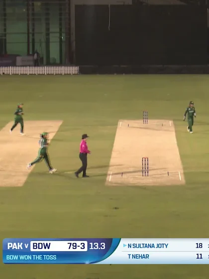 Logo of Nigar Sultana - Wicket - Bangladesh Women vs Pakistan Women