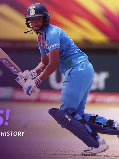 Logo of Harmanpreet Kaur makes history in 2018 | Women's T20 World Cup