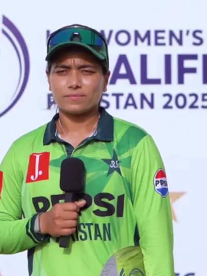 Fatima Sana post-match interview Urdu | WCWCQ 2025 | 19th April 2025