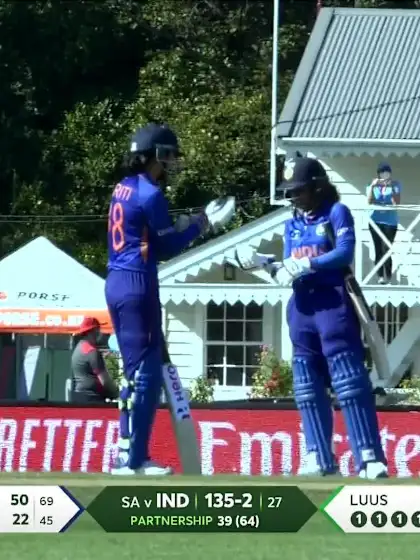 FIFTY: Smriti Mandhana with a smart half-century