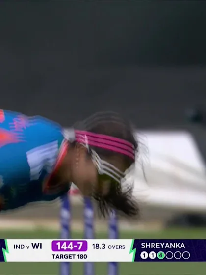 Jannillea Glasgow - Wicket - West Indies vs India