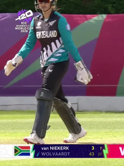 Laura Wolvaardt - Wicket - South Africa vs New Zealand