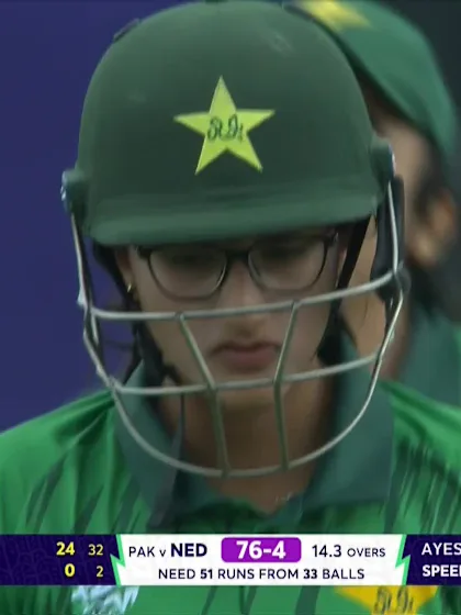 Sanya Khurana - Wicket - Pakistan vs Netherlands