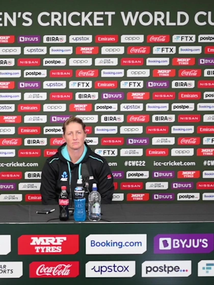 16 March - Hamilton - New Zealand Captain Sophie Devine pre-match press conference