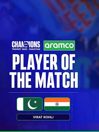 Logo of Virat Kohli smashes his 82nd international hundred | POTM Highlights | Champions Trophy 2025