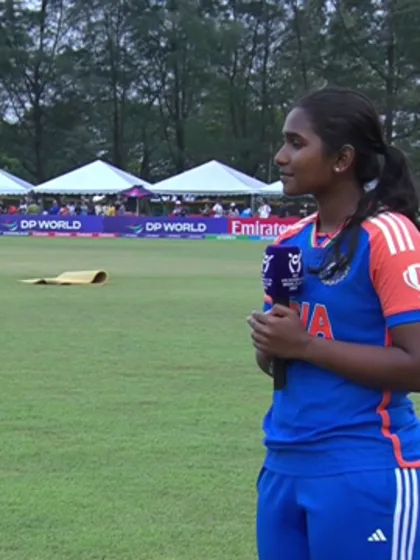 Trisha Gongadi India Post Match Interview : 31 January