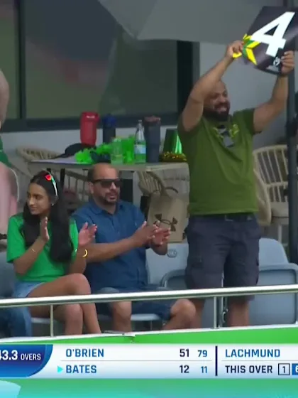 M Bates with a Four vs. Australia