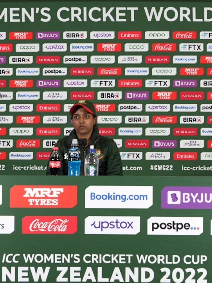 25 March - Wellington - Bangladesh Captain Nigar Sultana post-match press conference