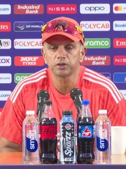 11 November - Bengaluru - India Coach Rahul Dravid pre-match press conference