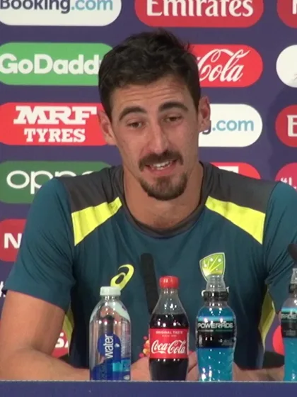 29 June - Lord's - Australia player Mitchell Starc post-match press conference