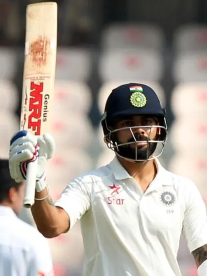 Kohli's record double and Saha ton put India in charge