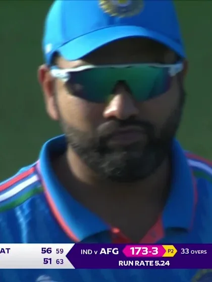 Hashmatullah Shahidi - Six - India vs Afghanistan