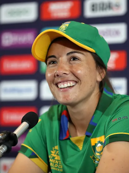 26 February - Cape Town - South Africa Captain Sune Luus post-match press conference