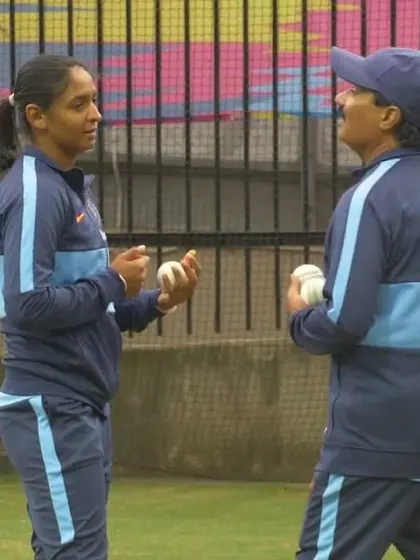 Logo of WT20WC: At the Nets - Harmanpreet Kaur tunes up