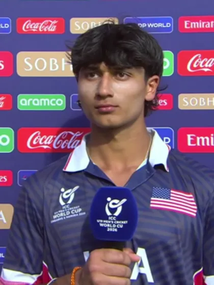 Adnit Jhamb | ICC U19MCW26 | USA post-match interview | 26 January '26