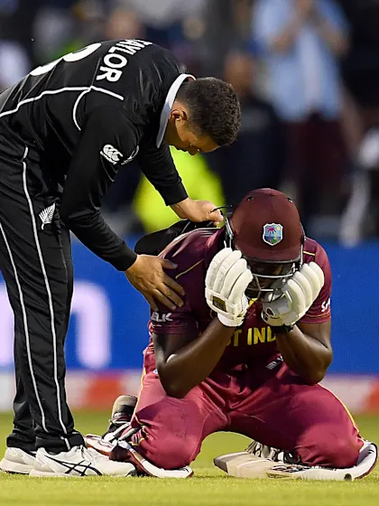 New Zealand escape Brathwaite scare to stay unbeaten