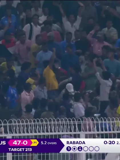David Warner - Six - South Africa vs Australia