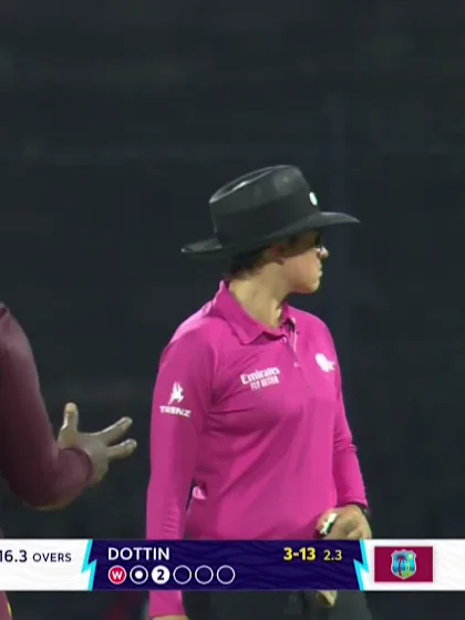 Logo of Rosemary Mair - Wicket - West Indies vs New Zealand
