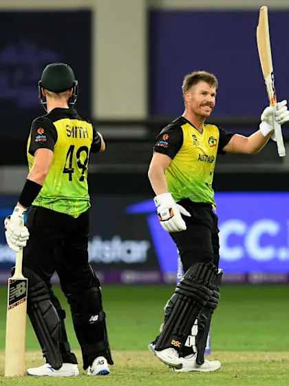 Fifty for David Warner