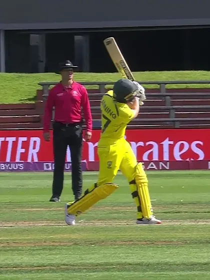 SIX: Meg Lanning off pads to clear the boundary