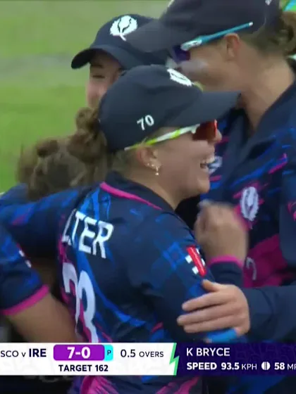 Alana Dalzell - Wicket - Scotland vs Ireland