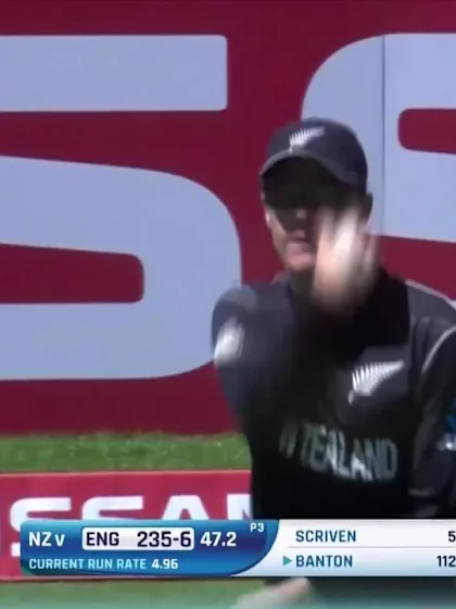U19CWC_MATCH 45_NZvENG_ENG_47.3_BANTON_WICKET
