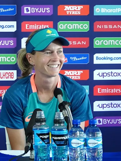 22 February - Cape Town - Australia Captain Meg Lanning pre-match press conference