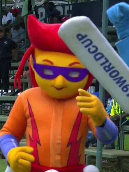 Sameer Ahmed Minhas with a Six vs. New Zealand