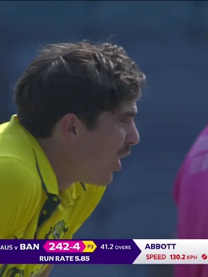 Towhid Hridoy - Six - Australia vs Bangladesh