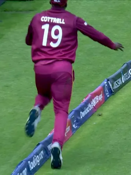 CWC19: 'Flip it up, watch it all the way' – Cottrell on his stunning catch