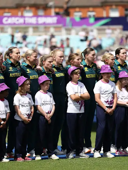 Australia belt out their national anthem | Women's T20WC 2026