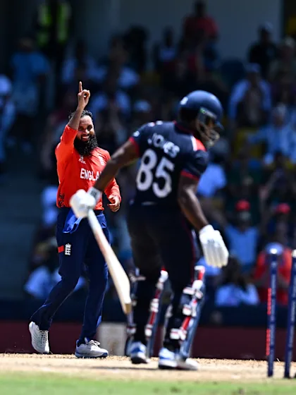 Adil Rashid bamboozles with the googly | USA v ENG | T20WC 2024