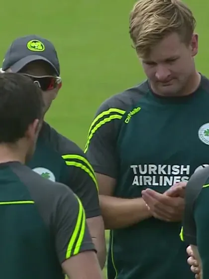 Niall O'Brien receives his 100th ODI cap
